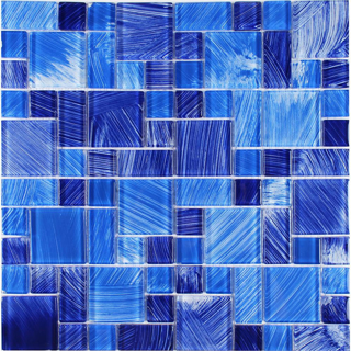 Picture of Tesoro - Watercolors Random Mosaic Mix Blue