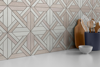 Picture of Emser Tile - Alluro Mosaic Mini Castle Cream