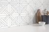 Picture of Emser Tile - Alluro Mosaic Mini Castle Silver