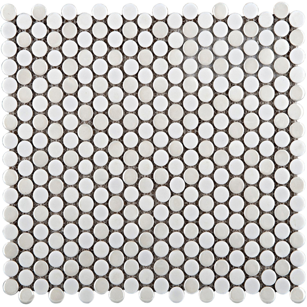 Picture of Emser Tile - Confetti II Penny Round White