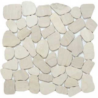 Picture of Emser Tile - Cultura Marble Pebble Mosaic Ivory