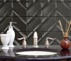 Picture of Emser Tile - Kumito Black Chevron