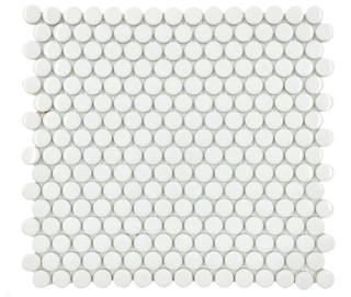 Picture of Emser Tile - Savvy Penny Mosaic White