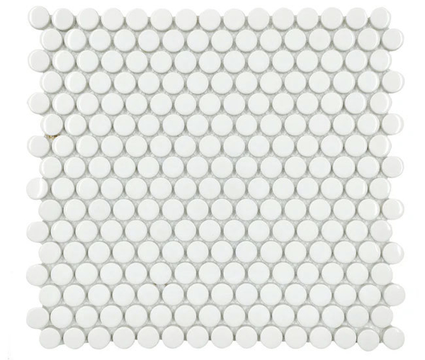 Picture of Emser Tile - Savvy Penny Mosaic White
