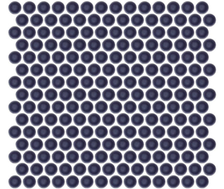 Picture of Emser Tile - Savvy Penny Mosaic Navy