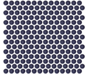Picture of Emser Tile - Savvy Penny Mosaic Navy