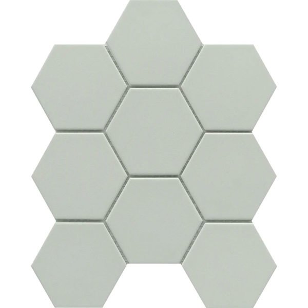 Picture of Emser Tile - Source 3 x 3 Hex Mosaic Gray