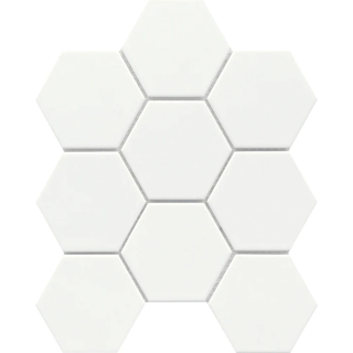 Picture of Emser Tile - Source 3 x 3 Hex Mosaic Pure White