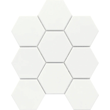 Picture of Emser Tile - Source 3 x 3 Hex Mosaic Pure White