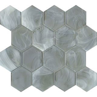 Picture of Emser Tile - Splash Hexagon Silver