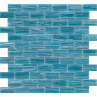 Picture of Emser Tile - Swirl Mosaics Aqua Offset