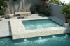 Picture of Emser Tile - Swirl Mosaics Cream Offset