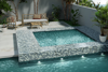 Picture of Emser Tile - Swirl Mosaics Fog Offset