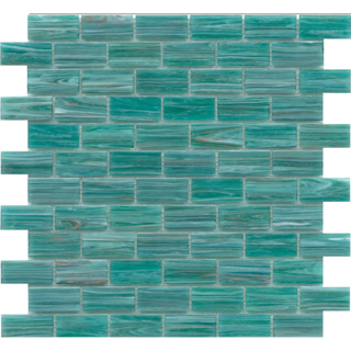 Picture of Emser Tile - Swirl Mosaics Teal Offest