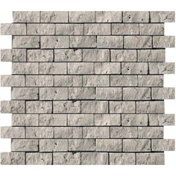 Picture of Emser Tile - Trav Ancient Offset Split Face Mosaic 1 x 2 Silver
