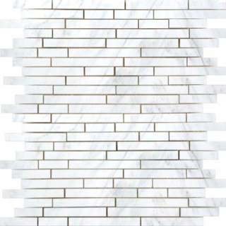 Picture of Emser Tile - Marble Linear Mosaic Winter Frost