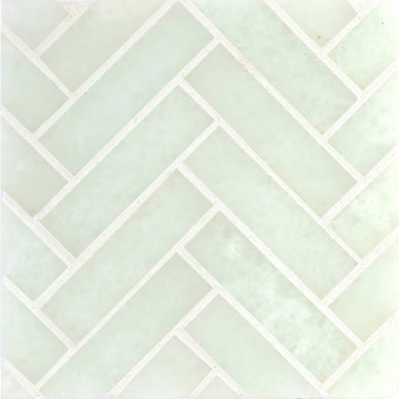 Picture of Ceramica Etc - Liquid Glass Herringbone Alaska