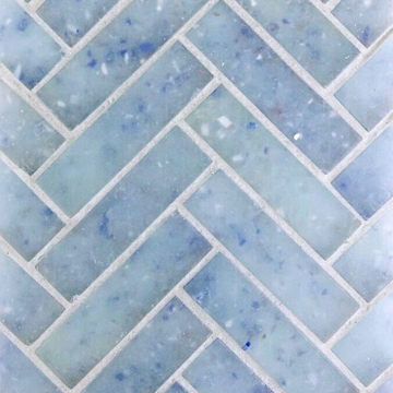 Picture of Ceramica Etc - Liquid Glass Herringbone Moonfalls
