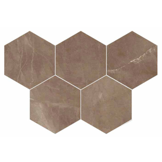 Picture of Florim USA - Luxury Hexagon Mosaic Matte Amani Bronze