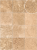 Picture of Kronos Ceramiche - Icon Travertine 24 x 24 Cross Cut Tivoli Walnut