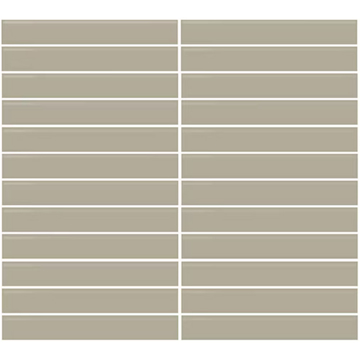 Picture of Daltile - Color Wheel Mosaic Straight Joint 1 x 6 Architectural Gray