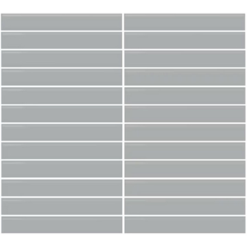 Picture of Daltile - Color Wheel Mosaic Straight Joint 1 x 6 Desert Gray