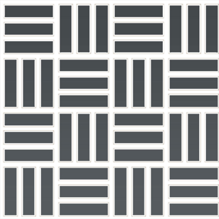Picture of Daltile - Color Wheel Mosaic Lattice Weave Chalkboard