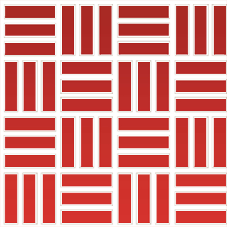 Picture of Daltile - Color Wheel Mosaic Lattice Weave Currant