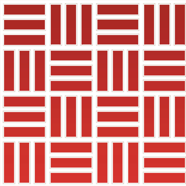 Picture of Daltile - Color Wheel Mosaic Lattice Weave Currant