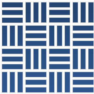 Picture of Daltile - Color Wheel Mosaic Lattice Weave Sea Breeze