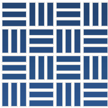 Picture of Daltile - Color Wheel Mosaic Lattice Weave Sea Breeze