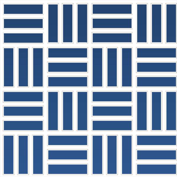 Picture of Daltile - Color Wheel Mosaic Lattice Weave Sea Breeze