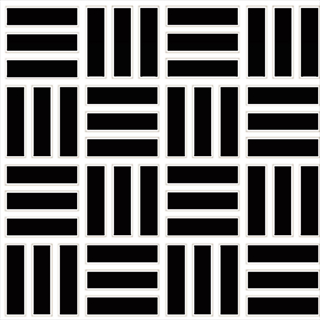 Picture of Daltile - Color Wheel Mosaic Lattice Weave Matte Black