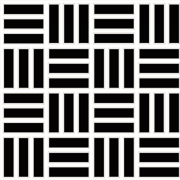 Picture of Daltile - Color Wheel Mosaic Lattice Weave Matte Black