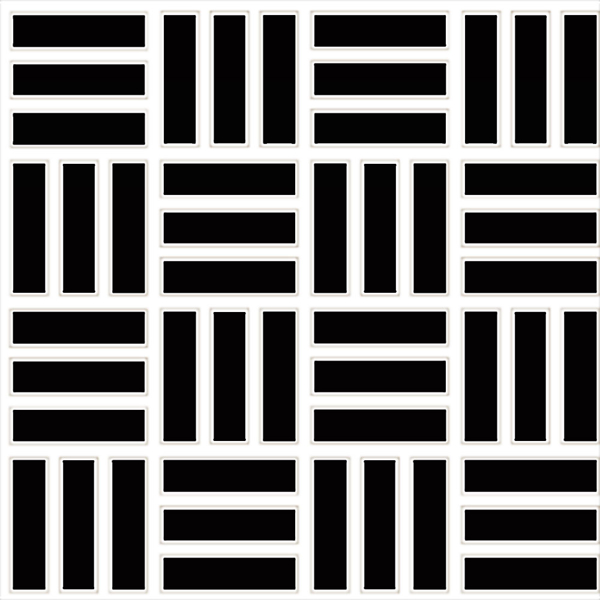 Picture of Daltile - Color Wheel Mosaic Lattice Weave Matte Black