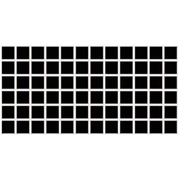 Picture of Daltile - Color Wheel Mosaic Black