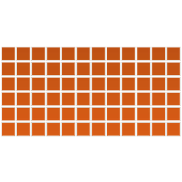 Picture of Daltile - Color Wheel Mosaic Orange Burst