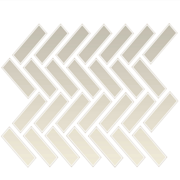 Picture of Daltile - Color Wheel Mosaic Herringbone Biscuit