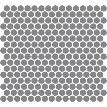 Picture of Daltile - Color Wheel Mosaic Penny Round Matte Suede Gray