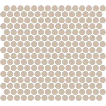 Picture of Daltile - Color Wheel Mosaic Penny Round Matte Urban Putty