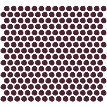 Picture of Daltile - Color Wheel Mosaic Penny Round Plum Crazy