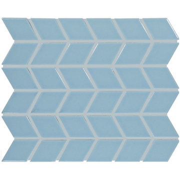 Picture of Daltile - Color Wheel Retro Chevron Waterfall Glossy