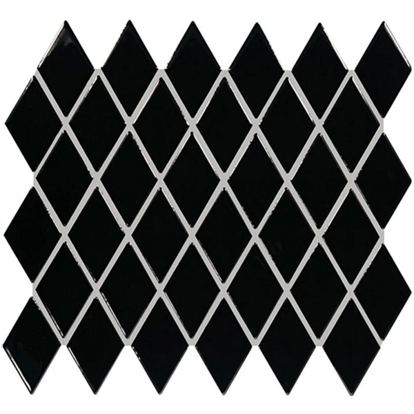 Picture of Daltile - Color Wheel Retro Harlequin Black Glossy