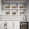 Picture of Marazzi - Castellina Elongated Hex White Midnight Gray