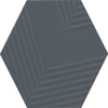 Picture of Marazzi - Rhyme and Reason Hexagon Indigo