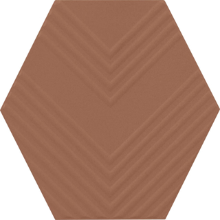 Picture of Marazzi - Rhyme and Reason Hexagon Warm Terracotta