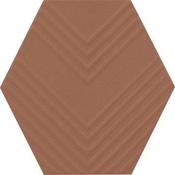 Picture of Marazzi - Rhyme and Reason Hexagon Warm Terracotta