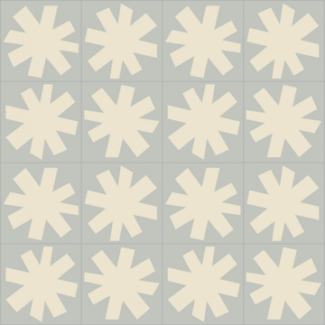 Picture of Bisazza Mosaico - Cementiles Decorations Square Asterisque Leger
