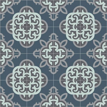 Picture of Bisazza Mosaico - Cementiles Decorations Square Clockwork Rain
