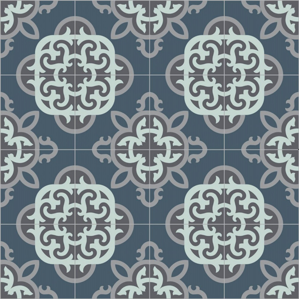 Picture of Bisazza Mosaico - Cementiles Decorations Square Clockwork Rain